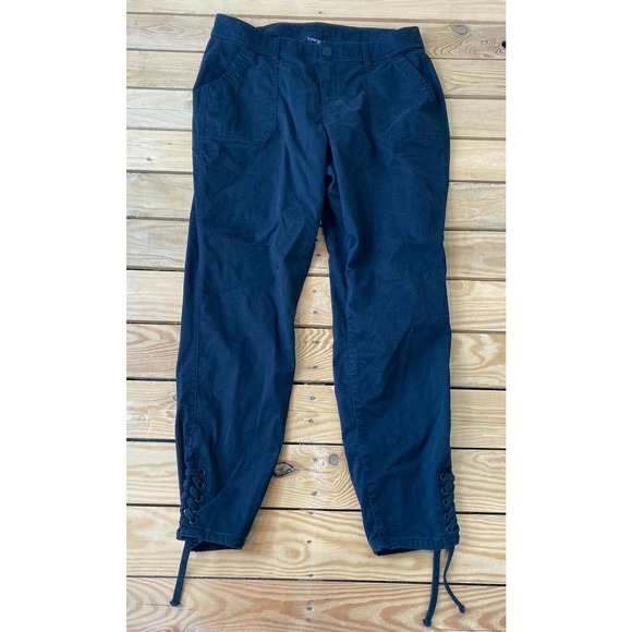 LANE BRYANT Jogger Pants w/ Side Ties Size 16 - Picture 1 of 7